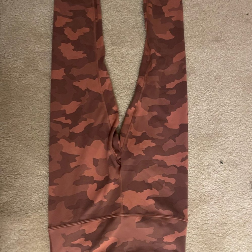 Lululemon align pink camo leggings